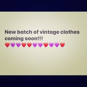 Vintage clothes